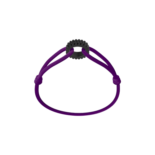 Carbon Regent Cord Bracelet