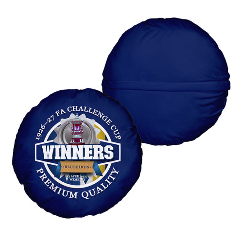 Cardiff FA Cup - Football Legends - Circle Cushion 14"