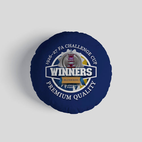 Cardiff FA Cup - Football Legends - Circle Cushion 14"