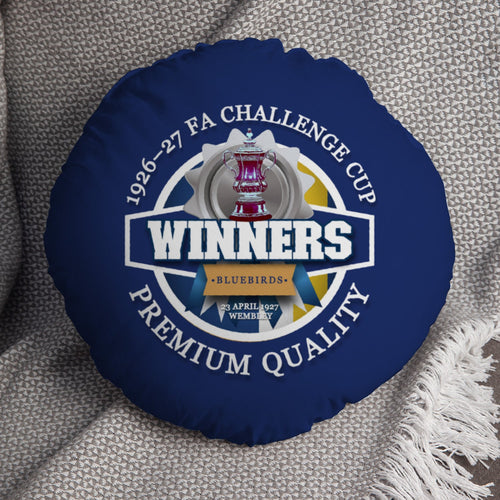 Cardiff FA Cup - Football Legends - Circle Cushion 14"