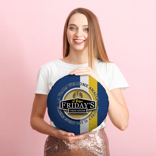 Cardiff Friday - Football Legends - Circle Cushion 14"
