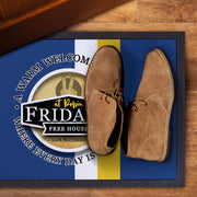 Cardiff Friday  - Football Legends - Door Mat -60cm X 40cm