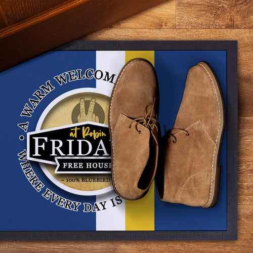 Cardiff Friday  - Football Legends - Door Mat -60cm X 40cm