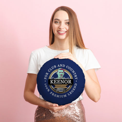 Cardiff Keenor - Football Legends - Circle Cushion 14"