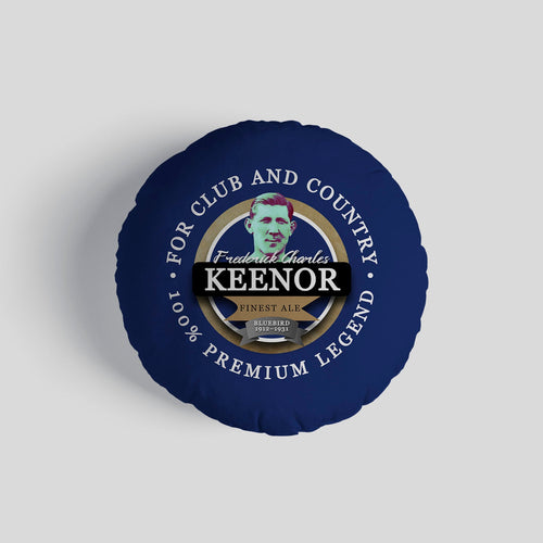 Cardiff Keenor - Football Legends - Circle Cushion 14"