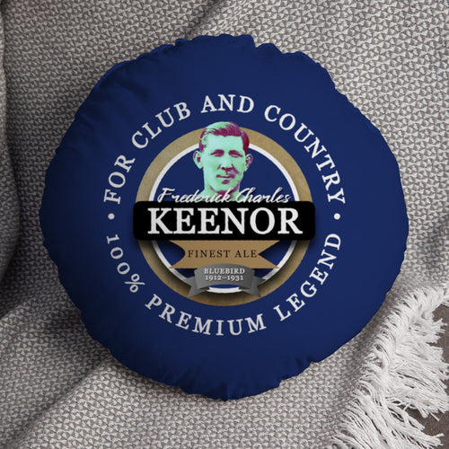 Cardiff Keenor - Football Legends - Circle Cushion 14"