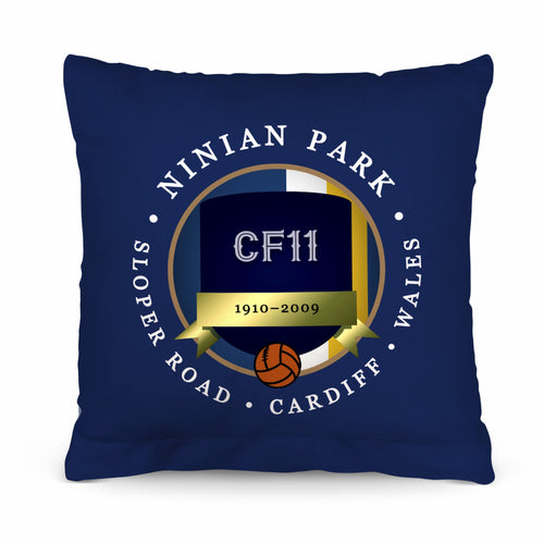 Cardiff Ninian Park - Football Legends - Cushion 10"