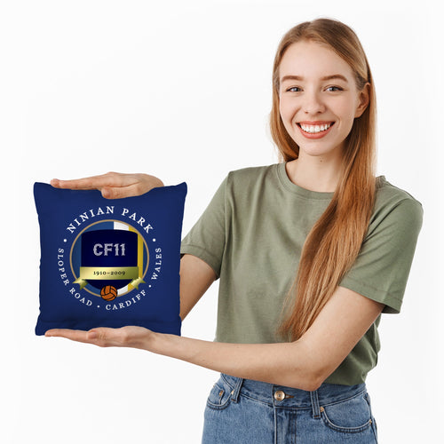 Cardiff Ninian Park - Football Legends - Cushion 10"