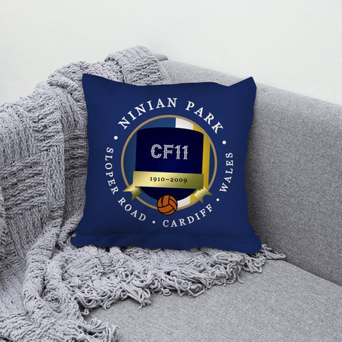 Cardiff Ninian Park - Football Legends - Cushion 10"