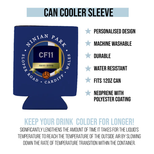 Cardiff Ninian Park - Football Legends - Can Cooler