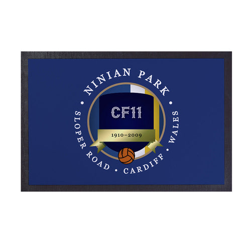 Cardiff Ninian Park  - Football Legends - Door Mat -60cm X 40cm