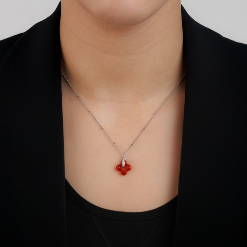 Silver Clover Necklace