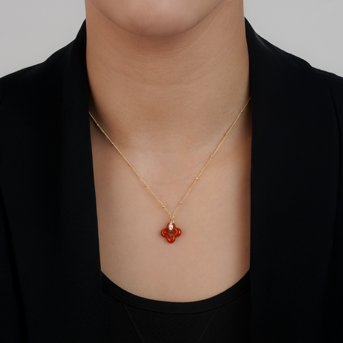 Golden Clover Necklace