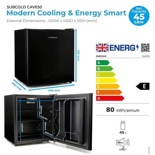 Subcold Cave50 Solid Door Beer Fridge