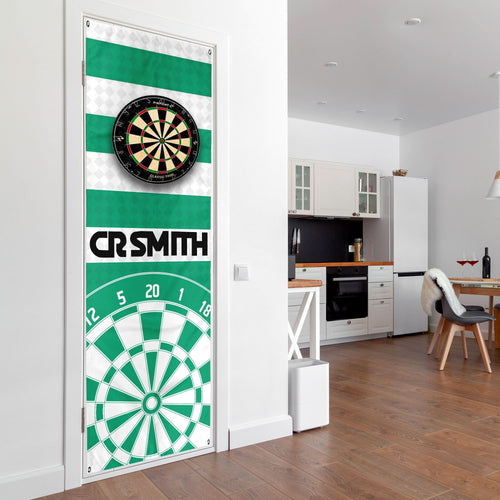 Celtic Retro - 1988 Home - Personalised Darts Wall Banner - Two Sizes [COLLECTIVE]