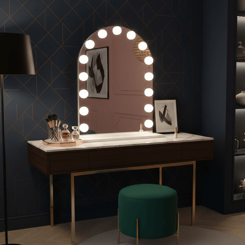Charlize Arch Hollywood Mirror 80 x 60cm