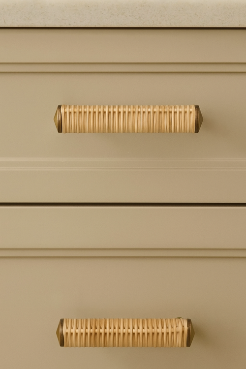 Druridge Rattan Drawer Handle