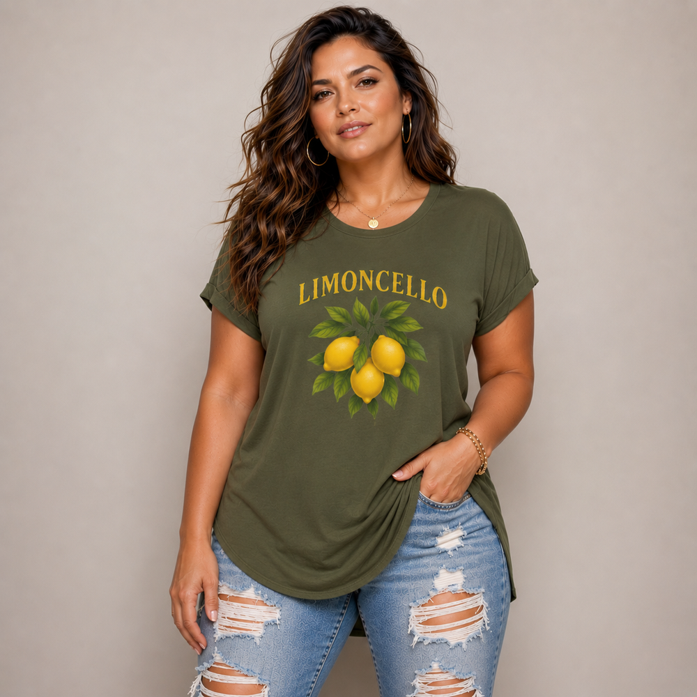 Limoncello Dipped Hem T-Shirt