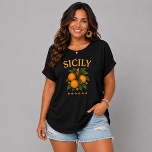 Sicily Dipped Hem T-Shirt