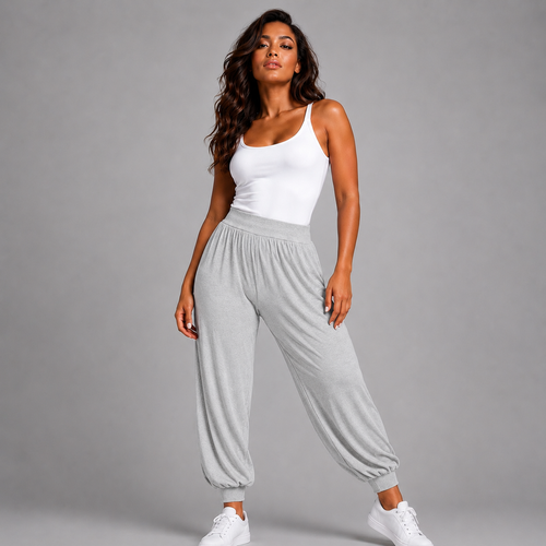 Soft Stretchy High Waist Harem Pants