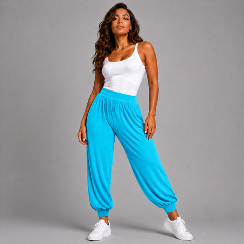 Soft Stretchy High Waist Harem Pants