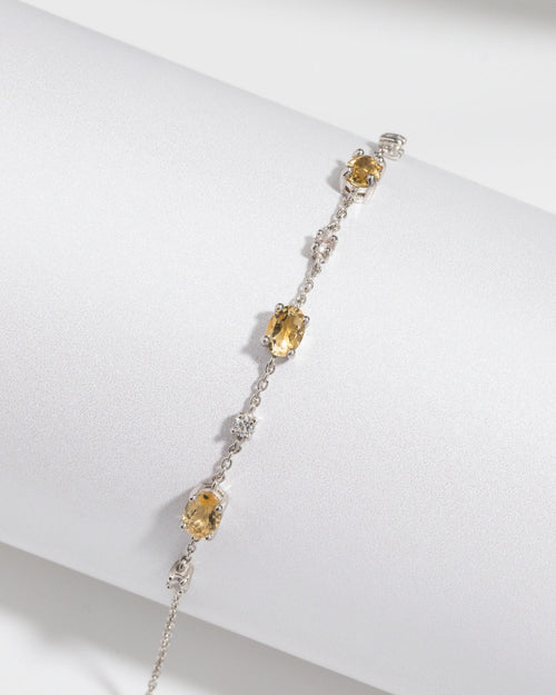 Mini Set 2 - Citrine Jewellery Set in Sterling Silver