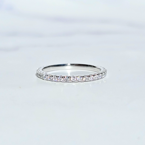 Classic Full Eternity Ring  (1.8 mm) in Sterling Silver