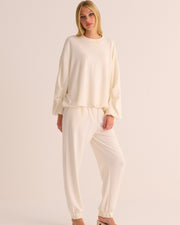 Cloud Dancer Sweatshirt and Joggers Set