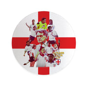 Football Art England Italia 90- Drinks Coaster - Square Or Circle