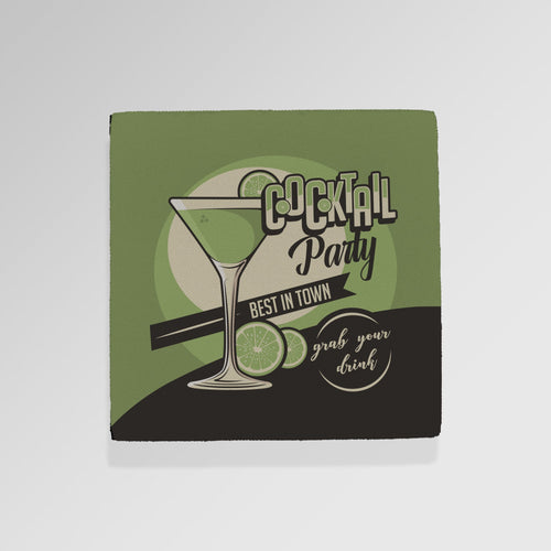 Cocktail Party - Drinks Coaster - Round or Square