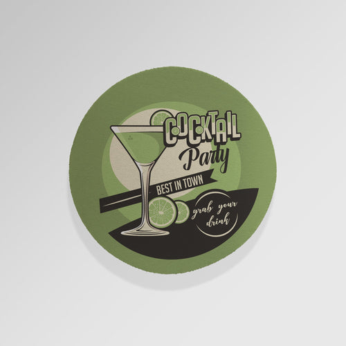 Cocktail Party - Drinks Coaster - Round or Square