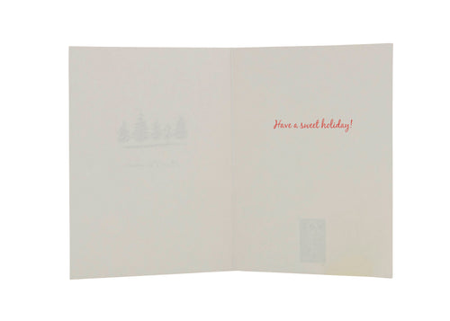 Collins Christmas Cards - Golden Tree Design - 10 Pack Festive Greeting Cards