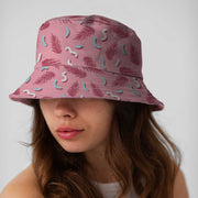 Colourful Geometric Memphis Pattern Bucket Hat