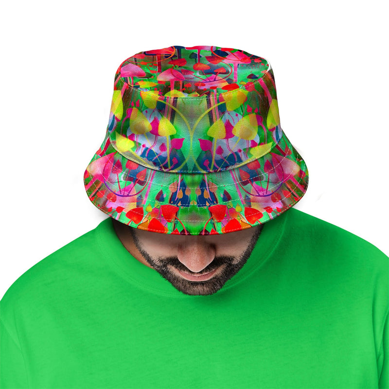 Penny Banger - Inverted Colours Mushrooms - Bucket Hat