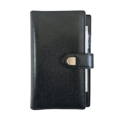 Lady's Wallet Planner with Black Writing Pad