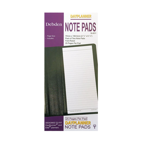 DayPlanner - Slimline Size Note Pad (2 Pack)