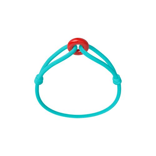 Coral Soho Cord Bracelet
