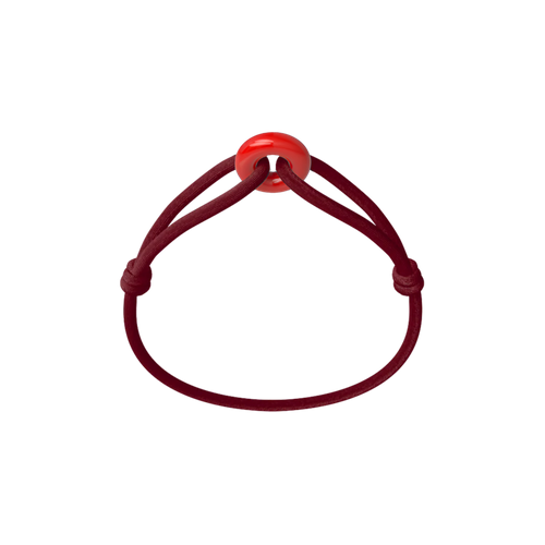 Coral Soho Cord Bracelet
