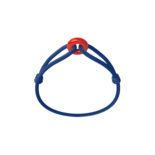 Coral Soho Cord Bracelet