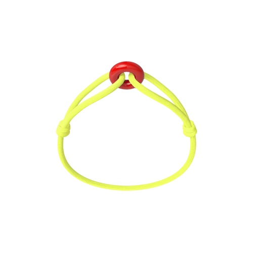 Coral Soho Cord Bracelet