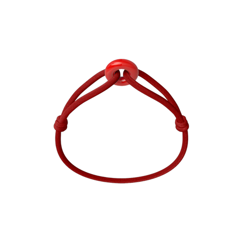 Coral Soho Cord Bracelet
