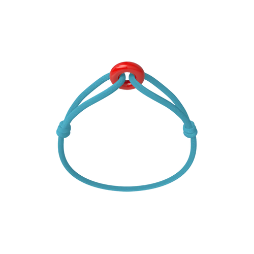 Coral Soho Cord Bracelet