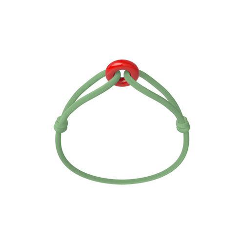 Coral Soho Cord Bracelet