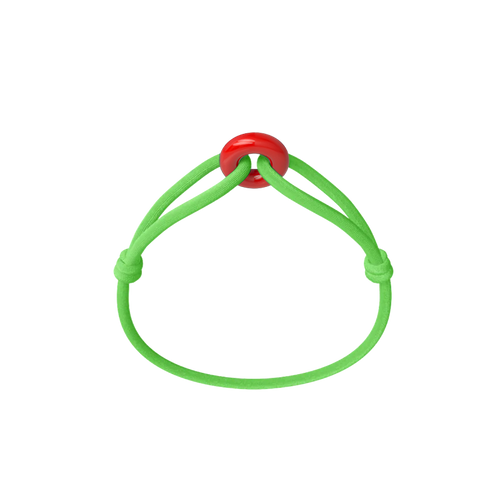 Coral Soho Cord Bracelet