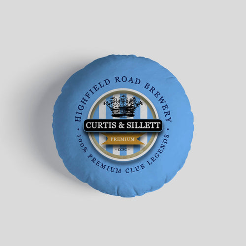 Coventry Curtis Sillett - Football Legends - Circle Cushion 14"