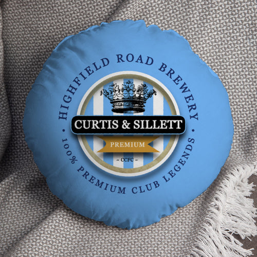 Coventry Curtis Sillett - Football Legends - Circle Cushion 14"
