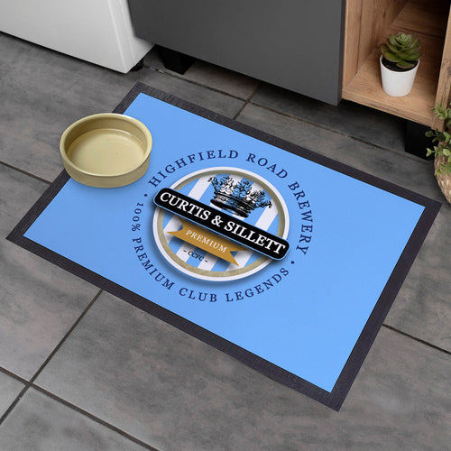 Coventry Curtis Sillett  - Football Legends - Door Mat -60cm X 40cm