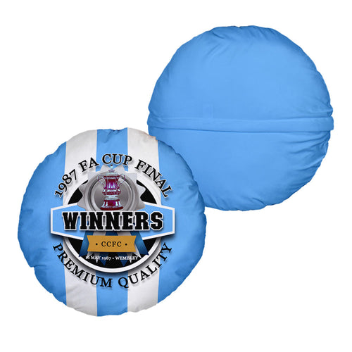 Coventry FA Cup - Football Legends - Circle Cushion 14"