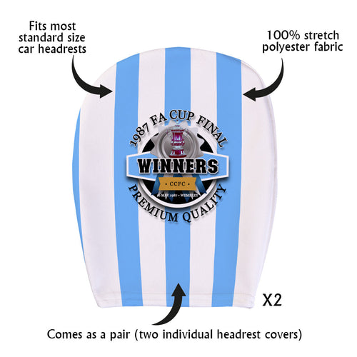 Coventry FA Cup - Football Legends - Headrest Cover