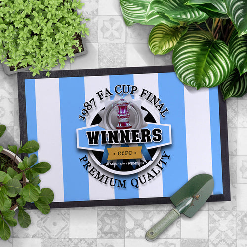 Coventry FA Cup   - Football Legends - Door Mat -60cm X 40cm